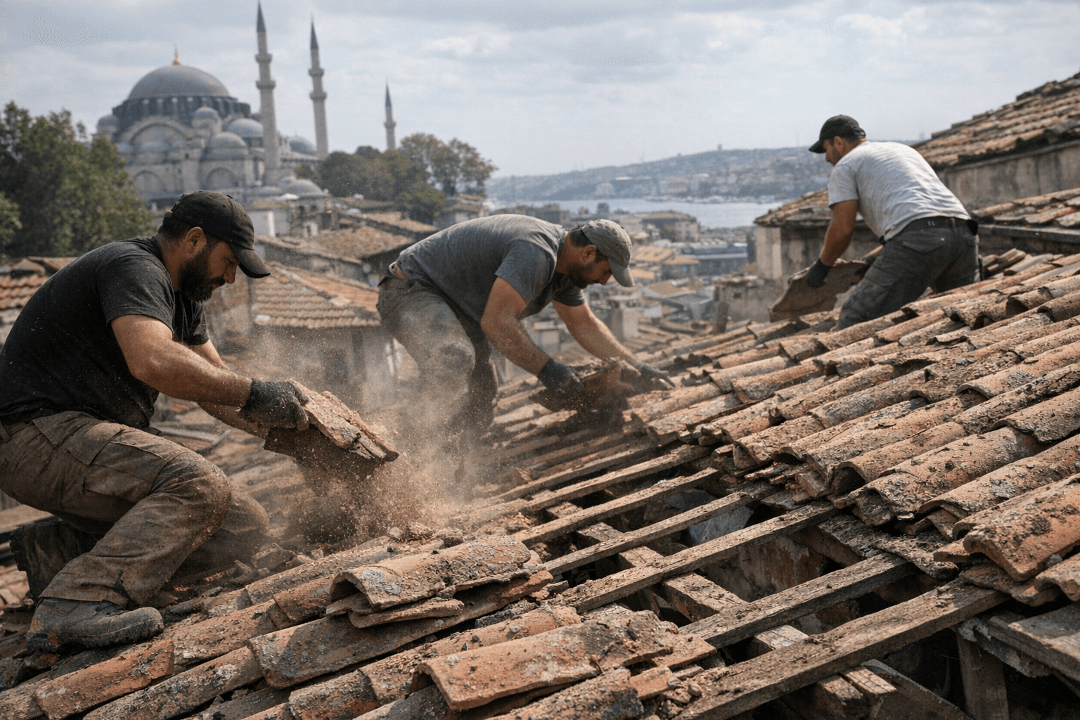Çatı Aktarma - İstanbul Çatı Tadilatı 20 Yıllık Tecrübe