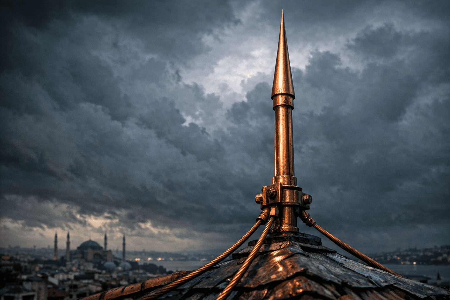 Paratoner - İstanbul Çatı Tadilatı 20 Yıllık Tecrübe