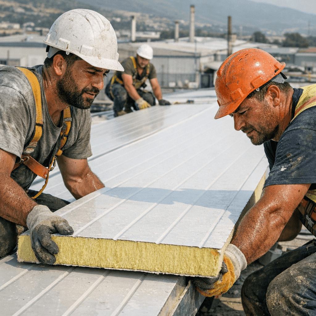 Sandviç Panel Çatı - İstanbul Çatı Tadilatı 20 Yıllık Tecrübe